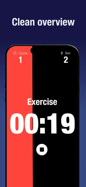 Strong Tabata and HIIT timer screenshot 1