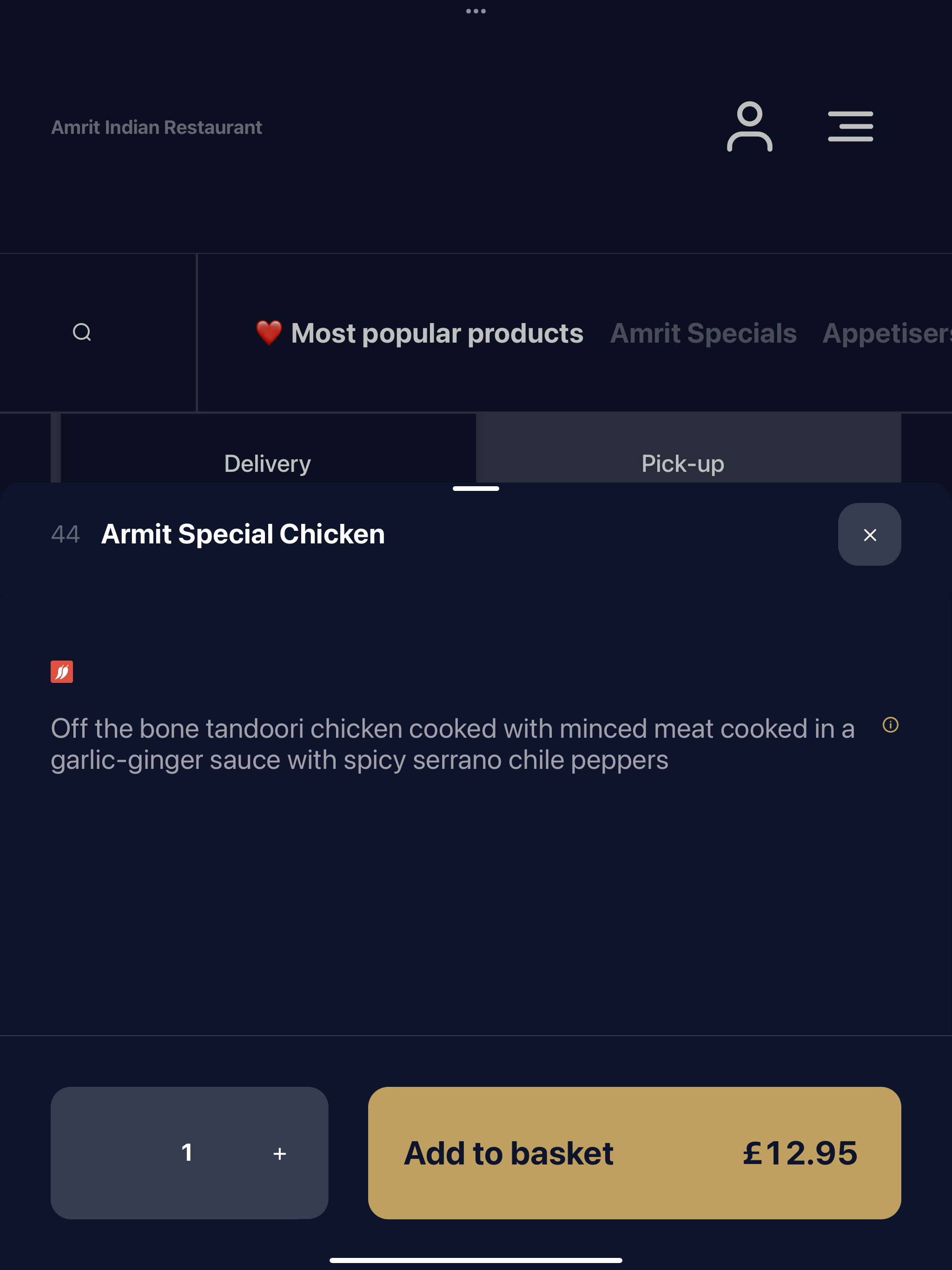 Amrit Indian Restaurant UK