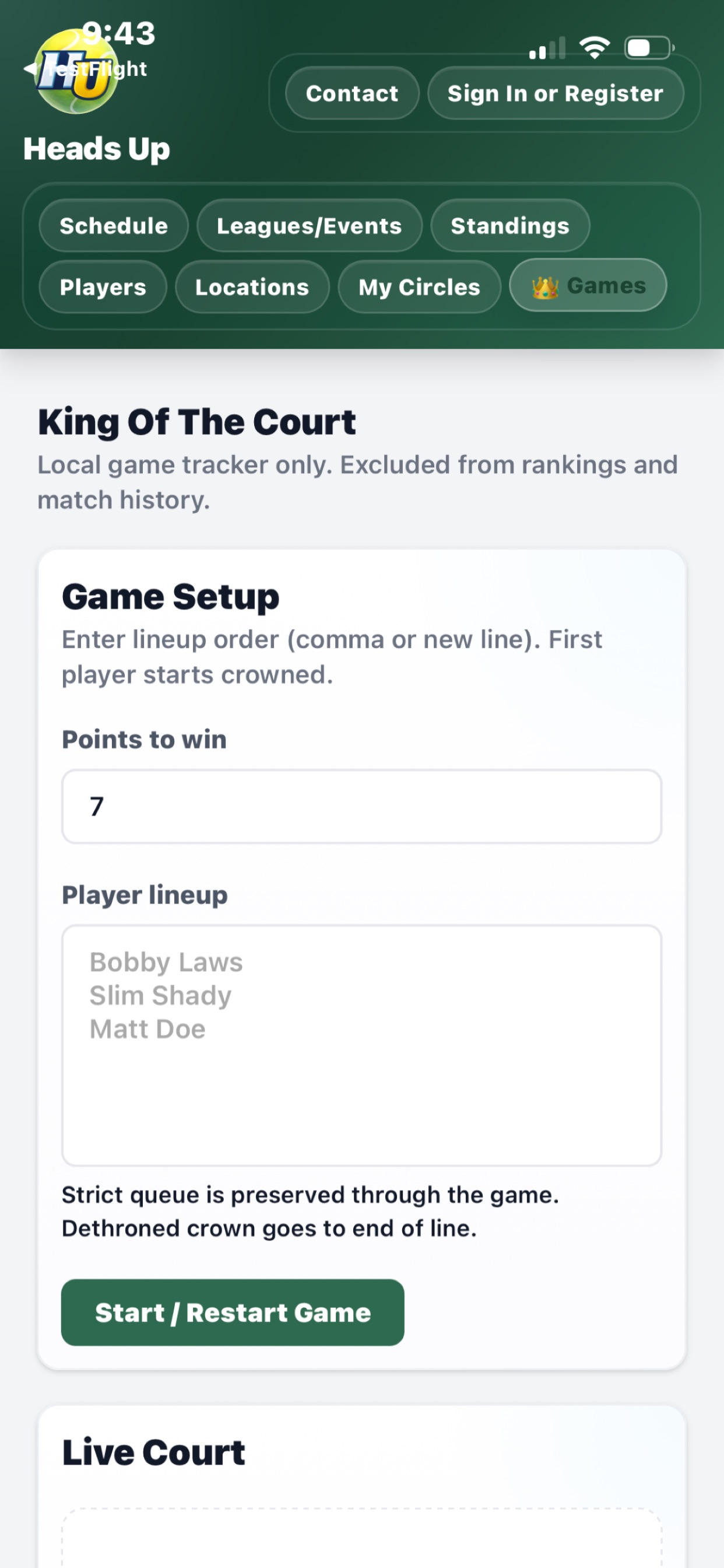 Screenshot 5 of Heads Up Sport