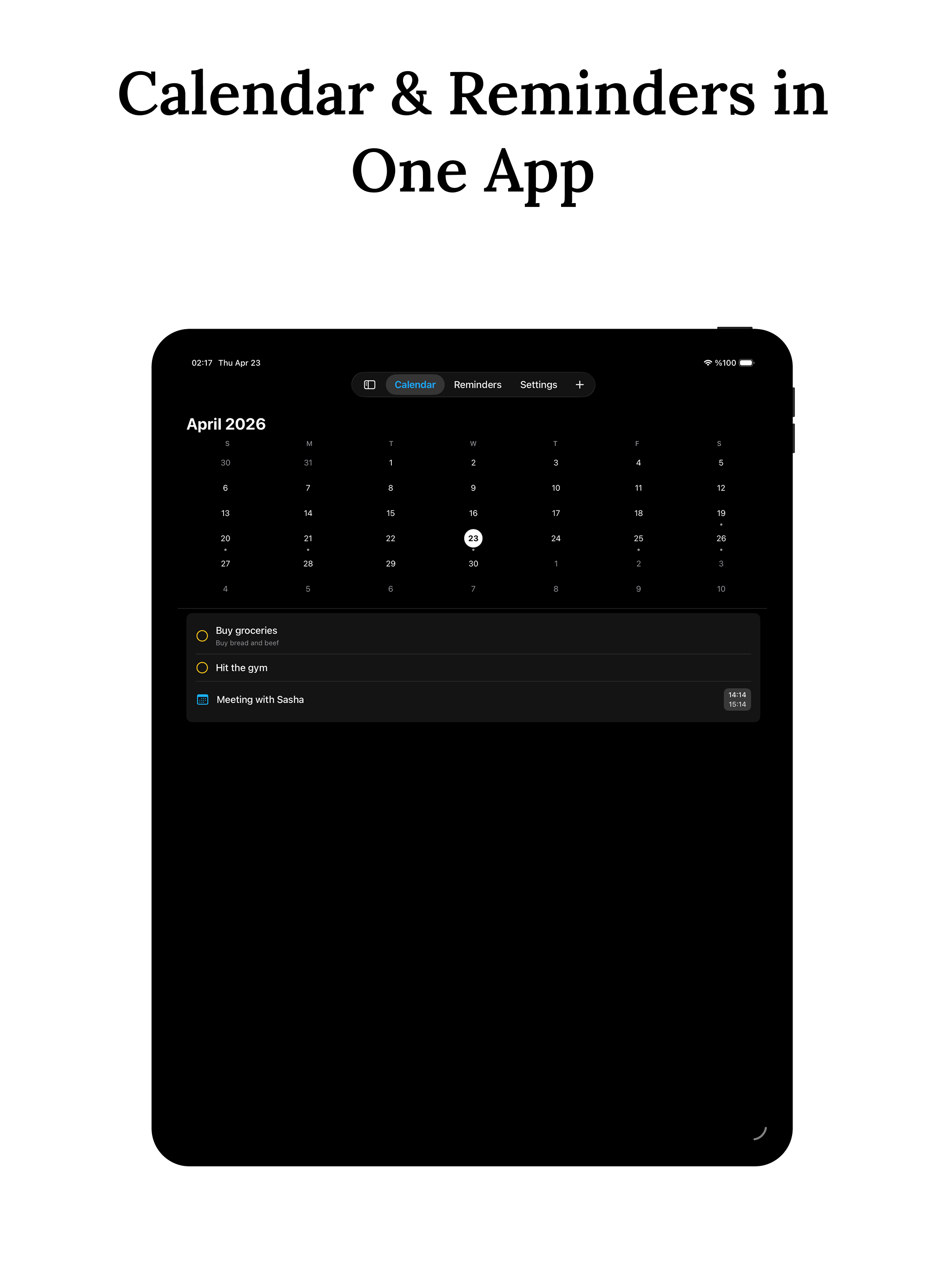 Edin: Calendar & To Do List screenshot 10