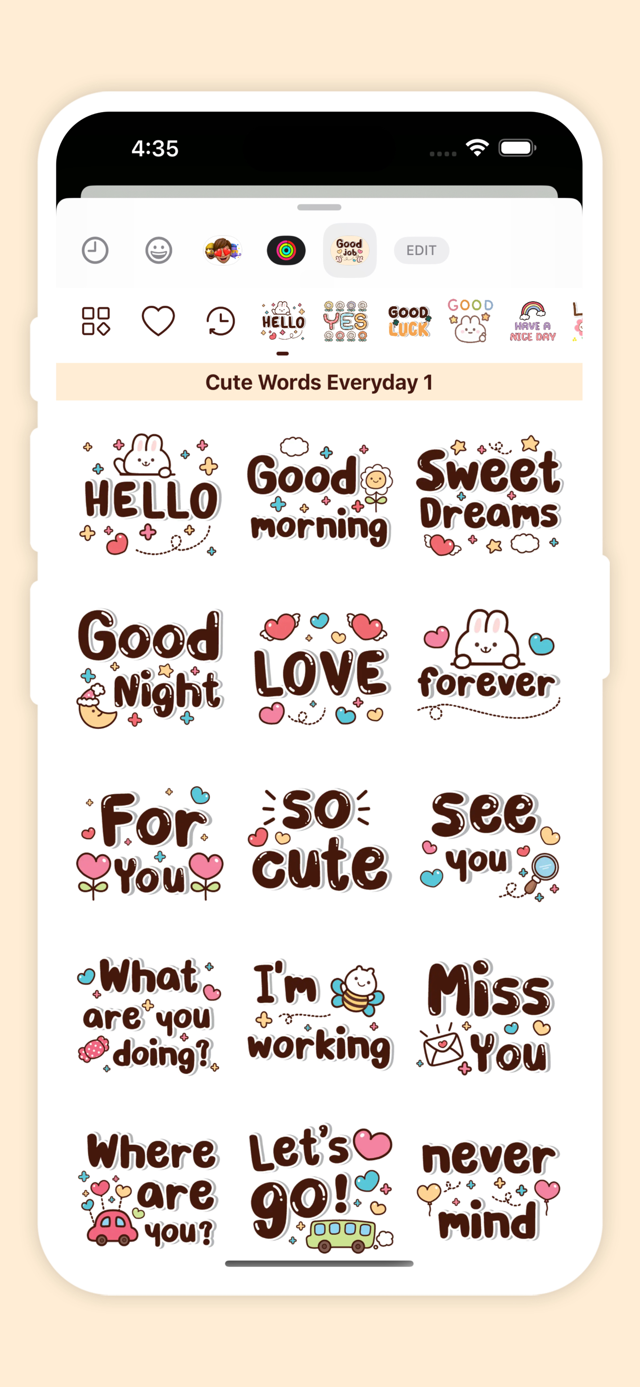 Cute Words Everyday