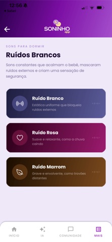 Soninho App screenshot