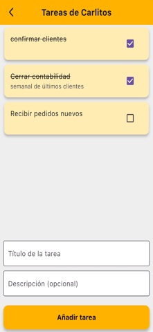 Mis Tareas en Equipo iPhone screenshot