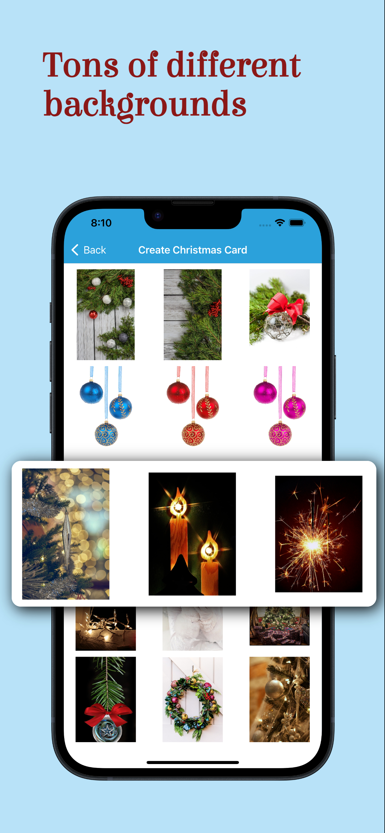 Christmas New Year Card Maker