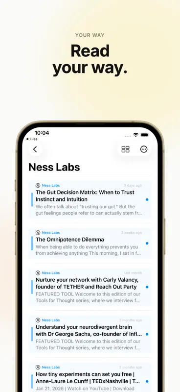 Minimal RSS Reader screenshot 4 of 9