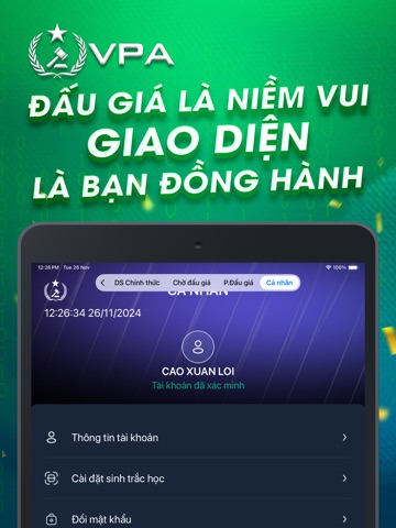 VPA - Đấu Giá Biển Số iPad screenshot 3