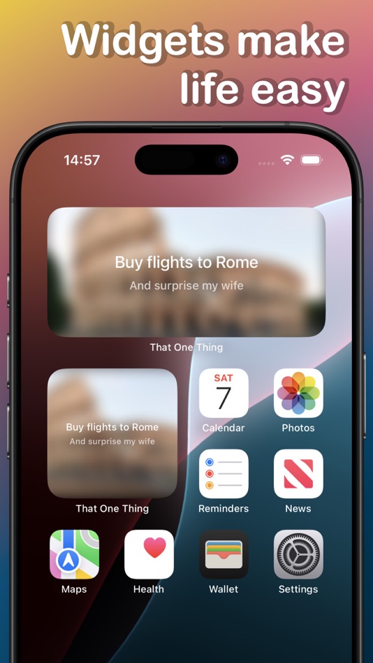 #2. Focus Task: That One Thing (iOS) 由: Appgineering GbR