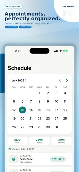 Cura: Salon Business Manager screenshot 2
