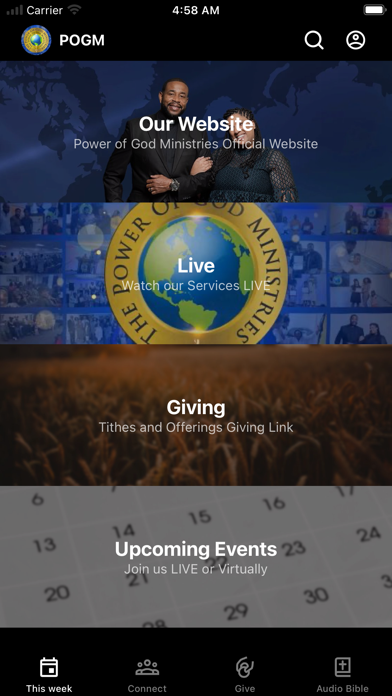 The Power of God Ministries iPhone screenshot 1 - Education app