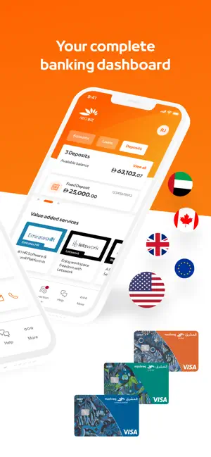 Mashreq Biz iPhone screenshot 2