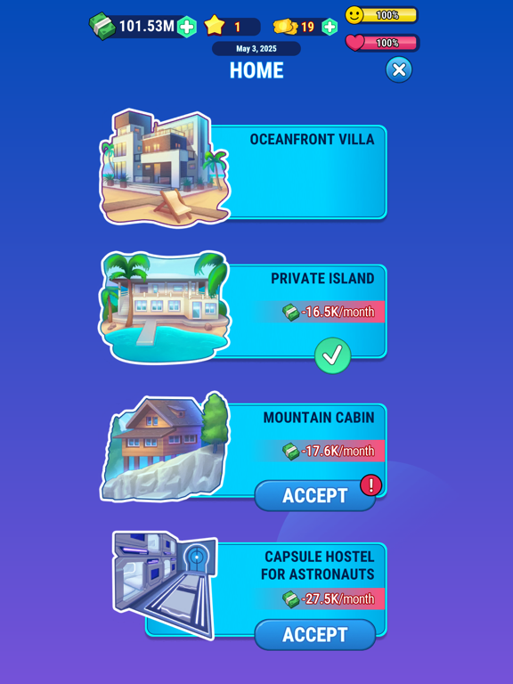 Cash Masters: Billionaire Life iPad screenshot 9 - Games app