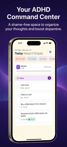 Dopamine — ADHD Daily Planner iPhone screenshot