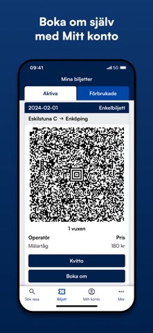 Mälardalstrafik iPhone screenshot 8