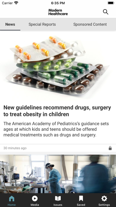 Modern Healthcare Screenshot