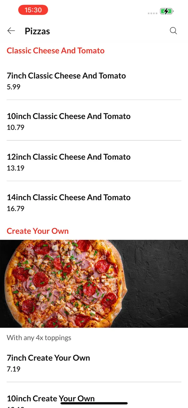 Screenshot #3 pour The Square Pizza Corner