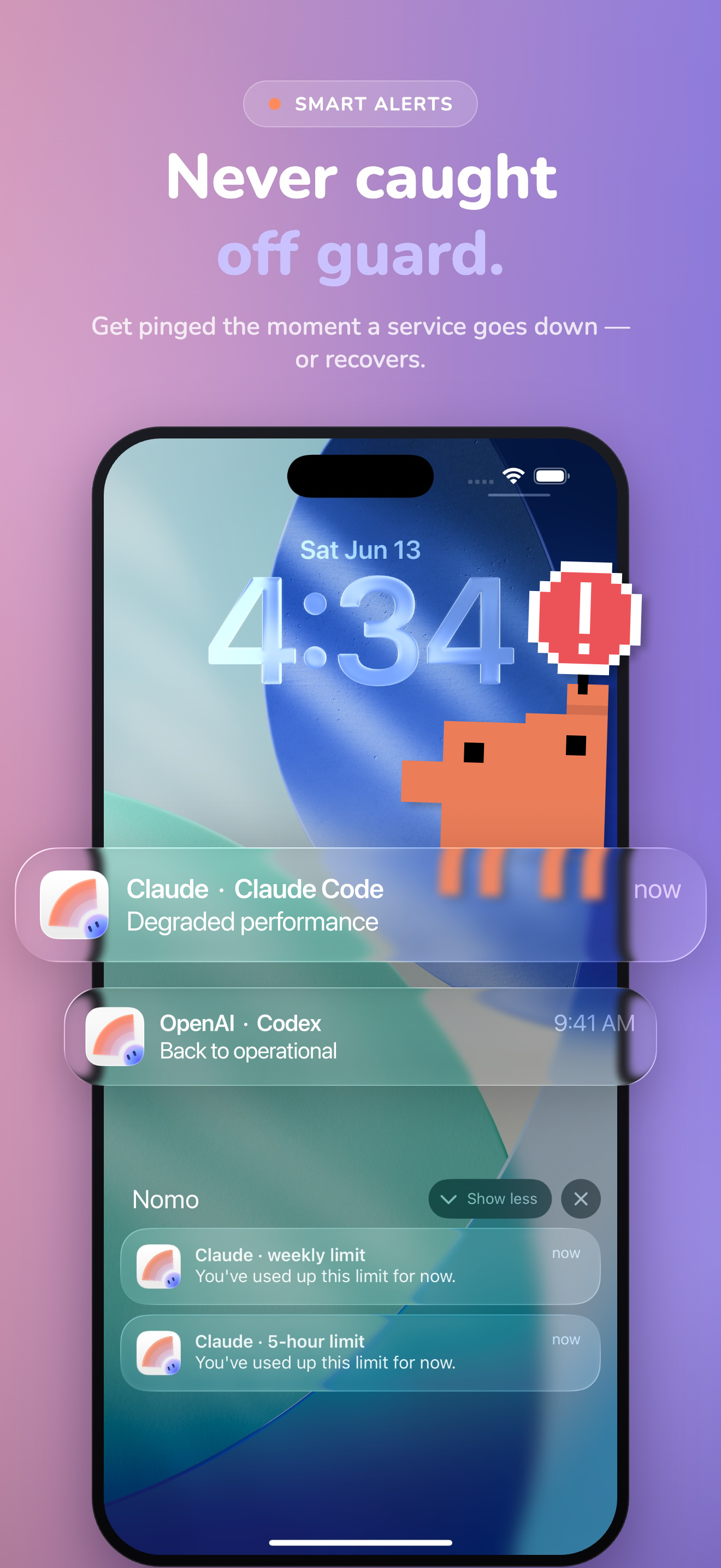 Nomo - AI Status & Usage screenshot 4