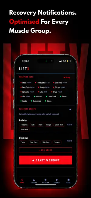 Lift X - Gym & Workout Tracker screenshot 4