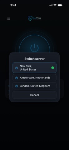 nuVPN screenshot 2