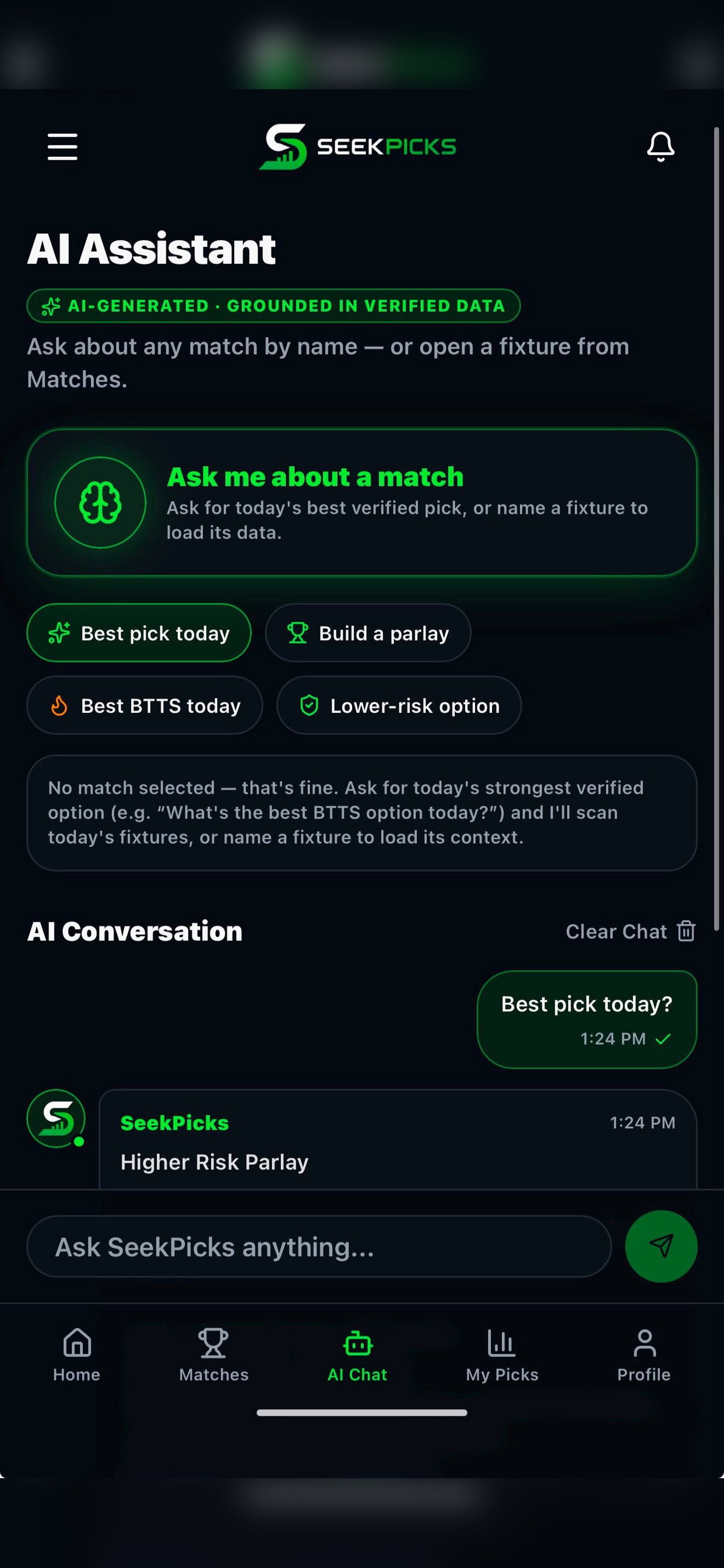 Screenshot 2 of SeekPicks