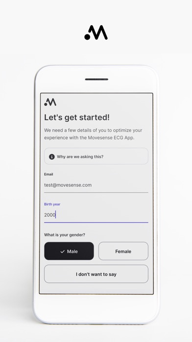 Movesense ECG Recorder Screenshot