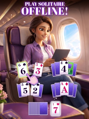 Solitaire Story: Ava's Manor iPad screenshot