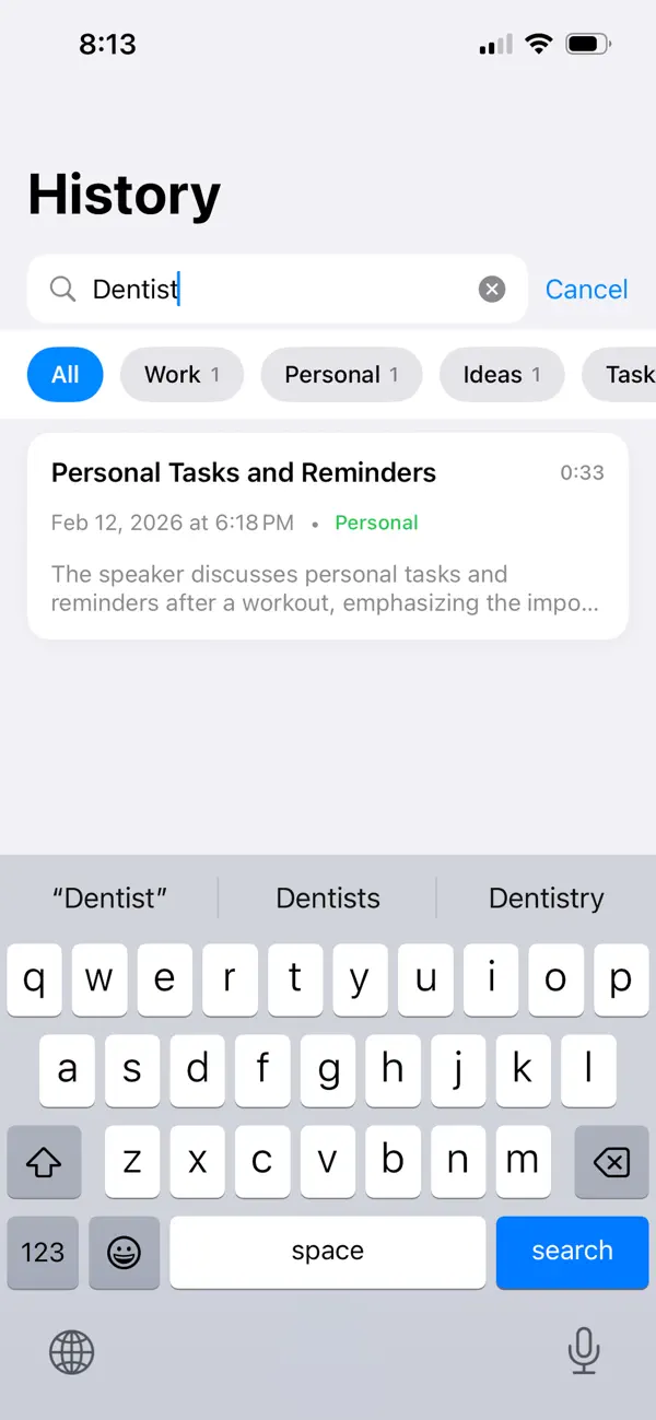 #1. ThoughtCatch (iOS) Von: Chi Chen Lee