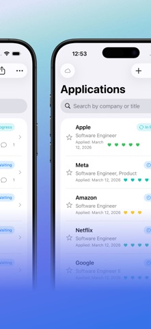 Appli-Track screenshot