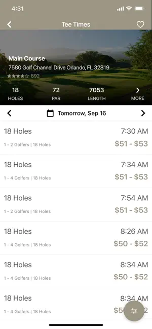 Forty Niner Golf & CC screenshot 1