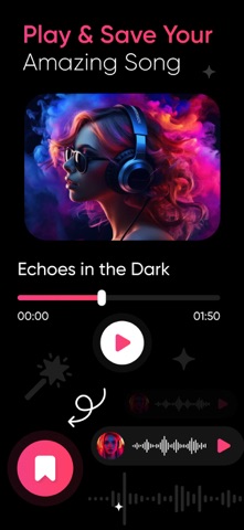 AI Song Generator with Music iPhone screenshot