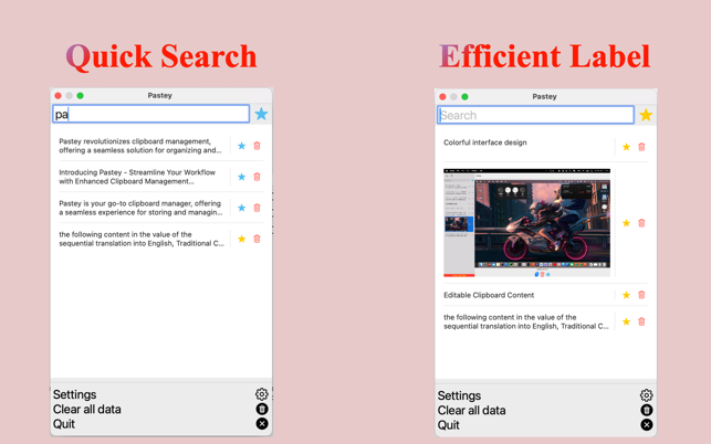 ‎Pastey - Efficient Clipboard ! Screenshot