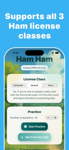 Ham Ham - Ham Radio Exam prep screenshot