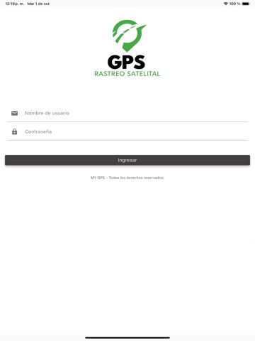 MY GPS V2 iPad screenshot