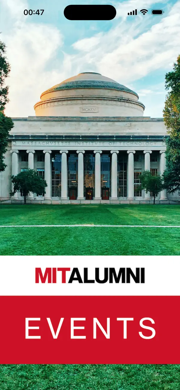 Screenshot #1 pour MIT Alumni Association Events