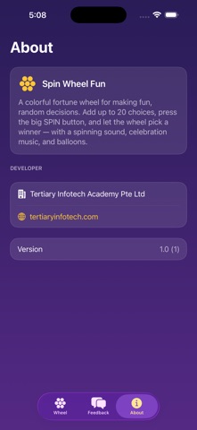 Spin Wheel Fun Screenshot 4 of 4