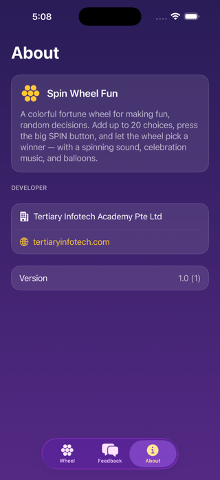 Spin Wheel Fun Screenshot 4 of 4