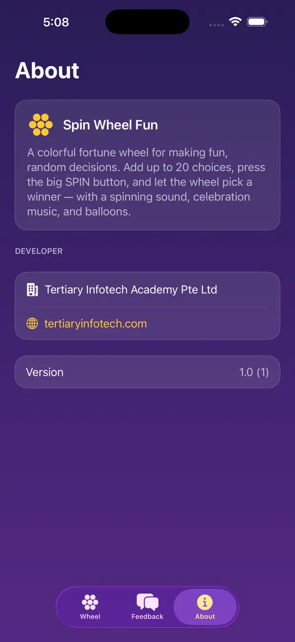 Spin Wheel Fun screenshot 4