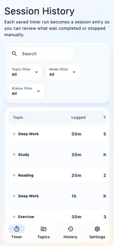 Cumulative Timer screenshot 3 of 4
