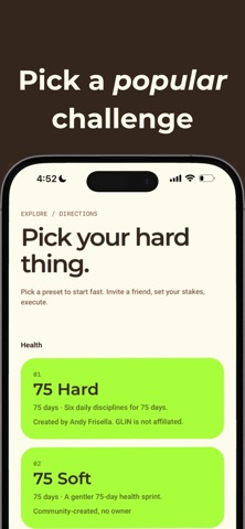 GLIN: You in? iPhone screenshot