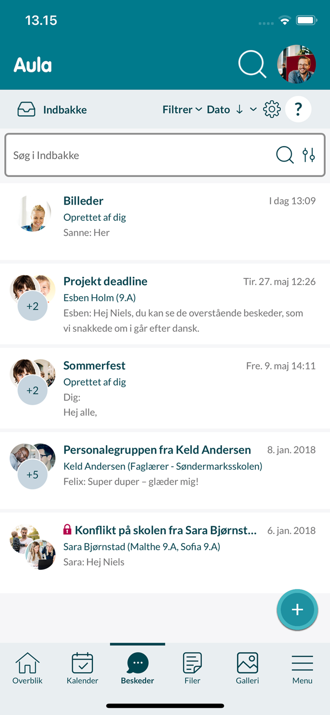 Aula for medarbejdere screenshot 3