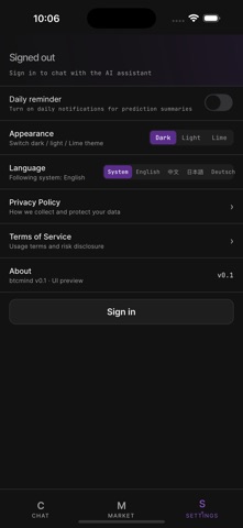 Btcmind AI screenshot