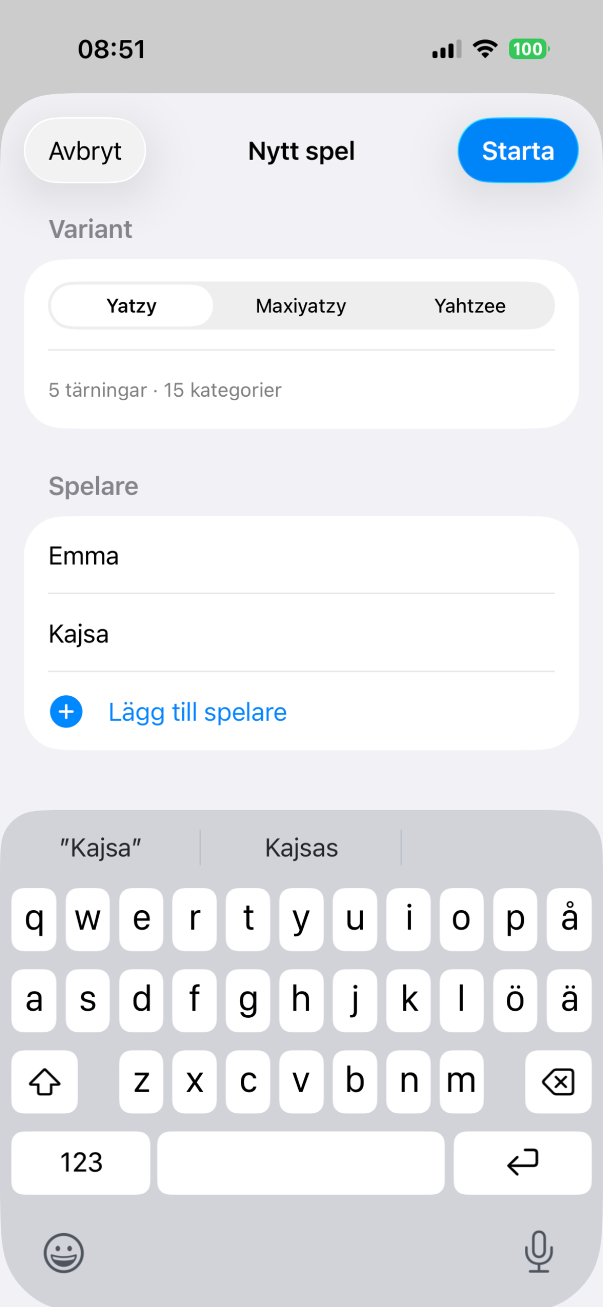 Iteca Yatzy Score screenshot 3