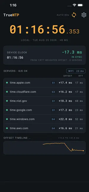 TrueNTP screenshot 1