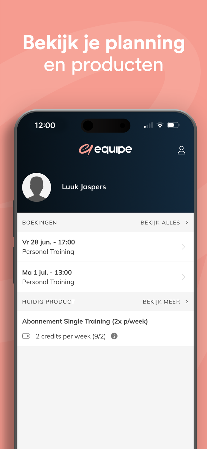 Equipe - personal training