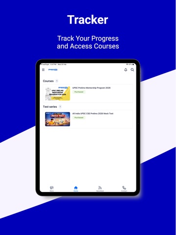 Prepp IAS Learning App iPad screenshot