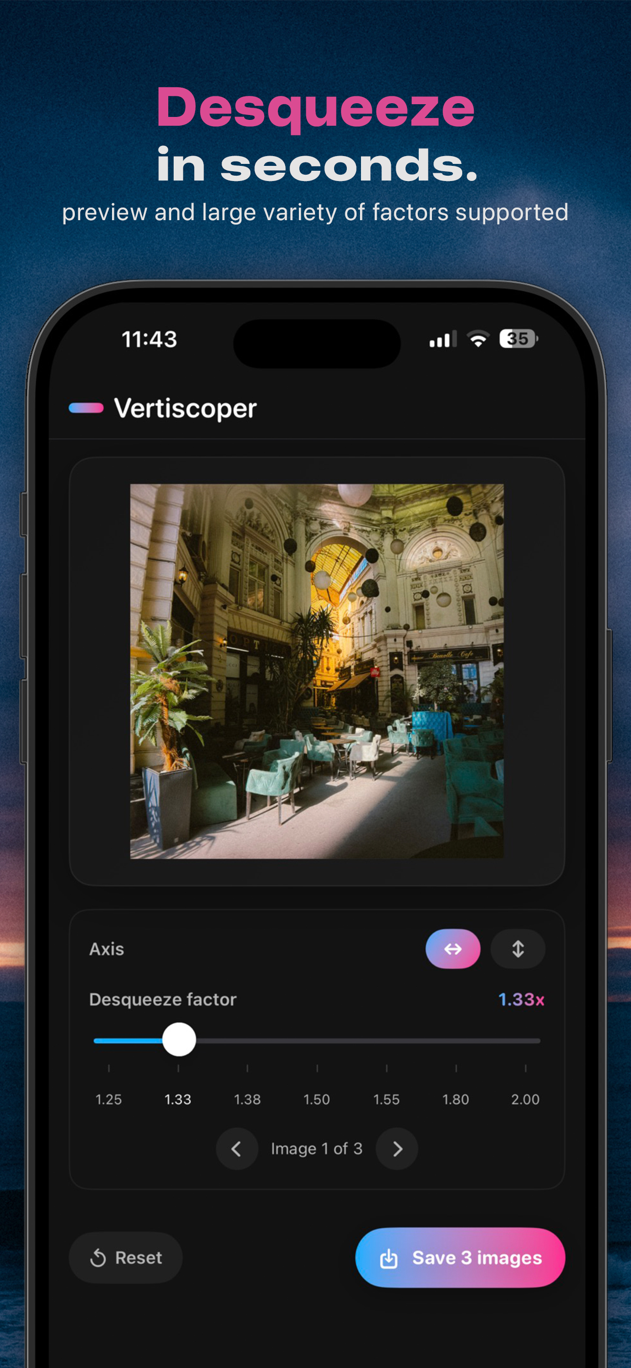 Vertiscoper
