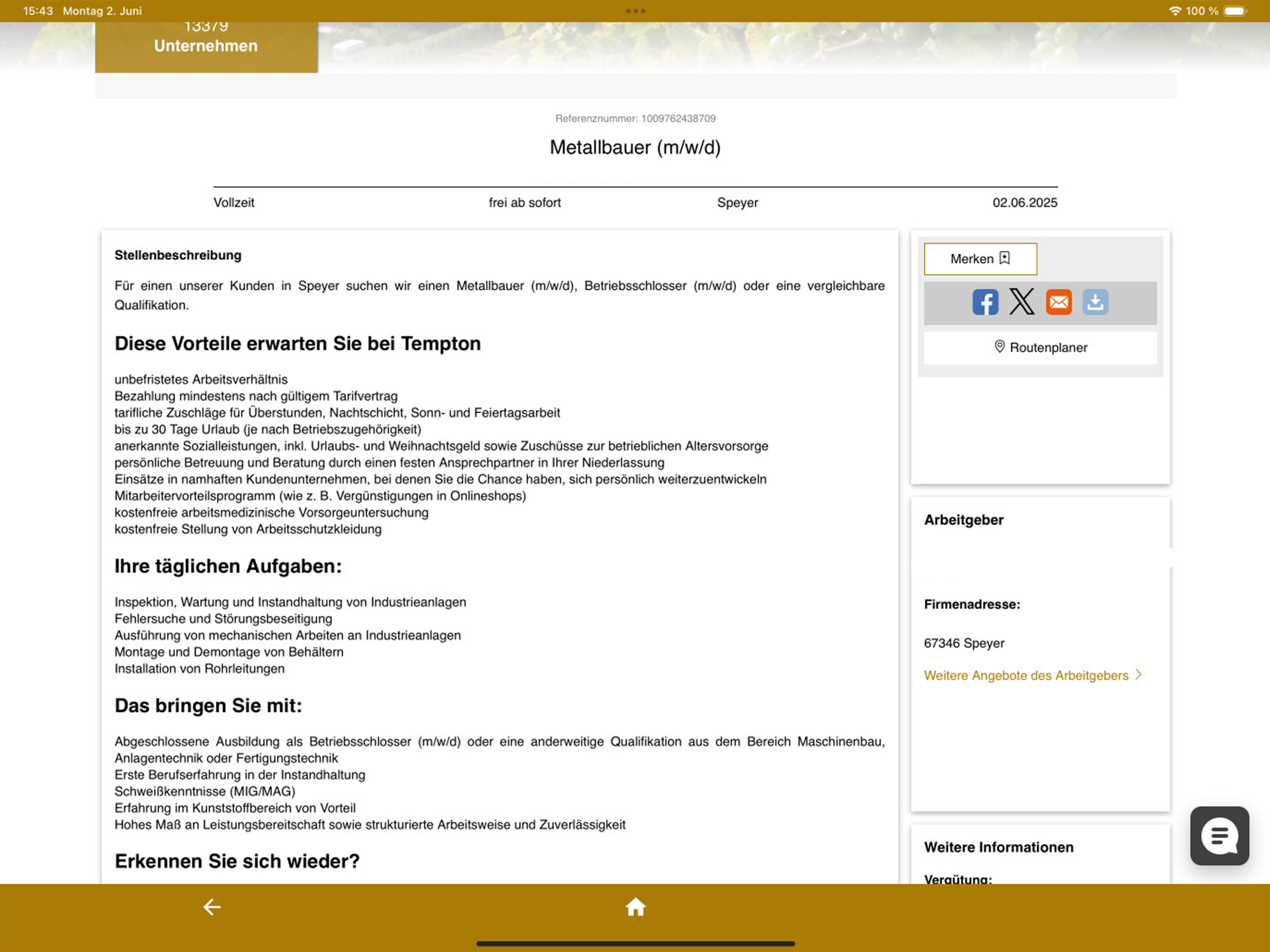 Jobportal Pforzheim - Enzkreis