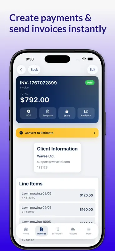 Invoice Generator - Invoicious screenshot 4 of 6