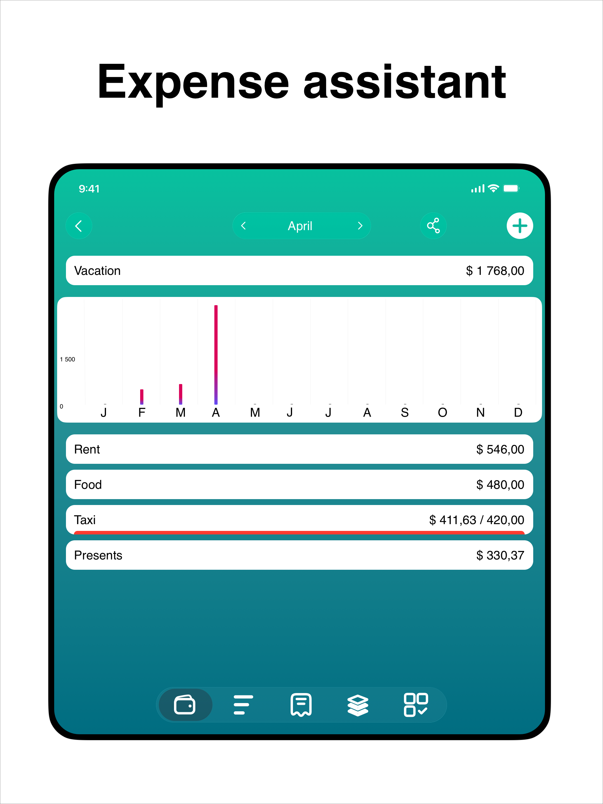 Budget: Money manager app