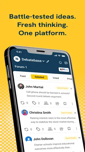 DebateBase screenshot 3