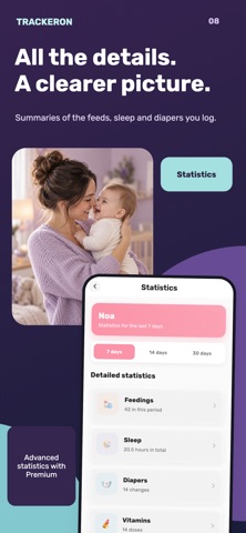 Trackeron : Baby Tracker Screenshot 5 of 10